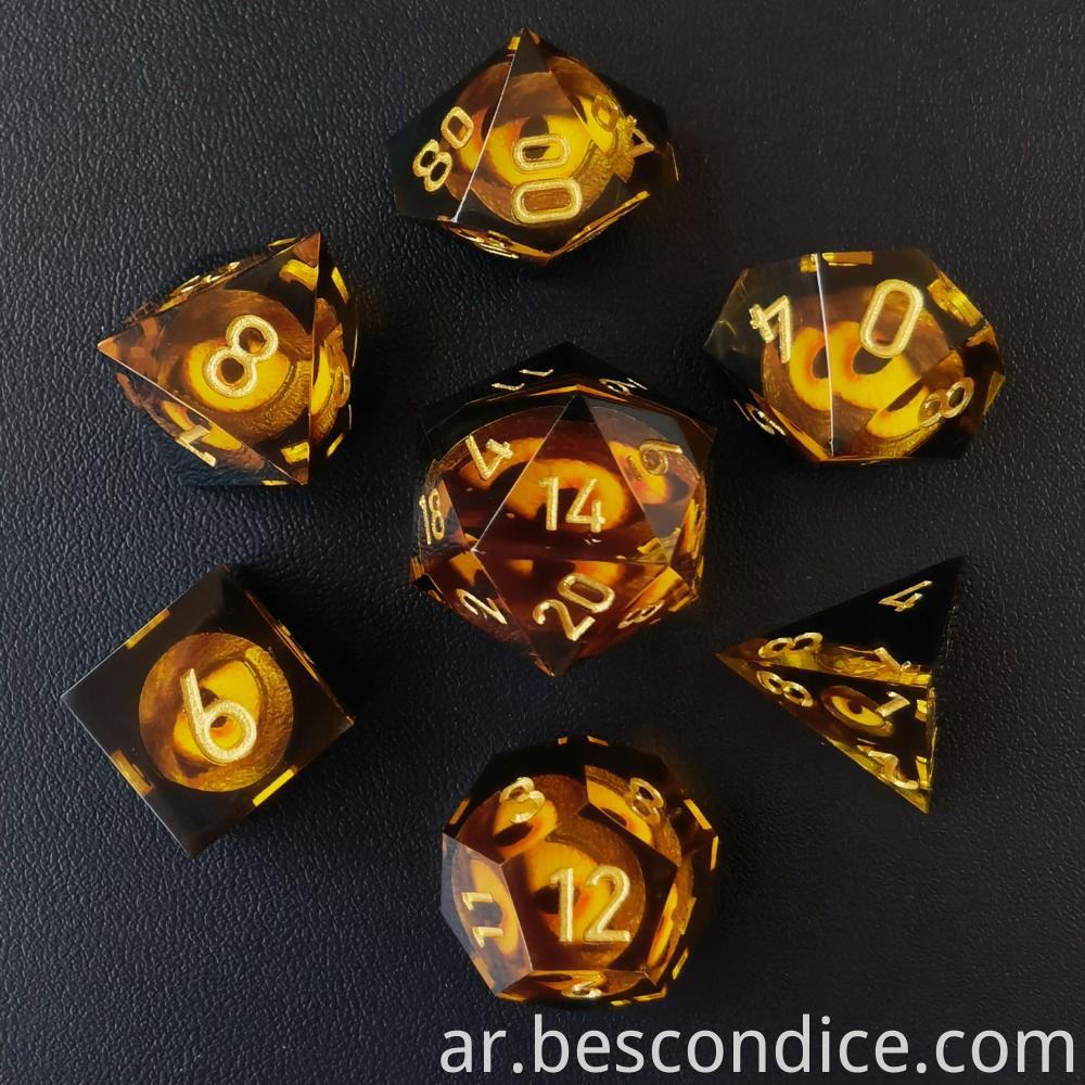 7 Piece Dungeons And Dragons Polyhedral Dnd Dice Set 5